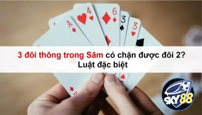 Sâm lốc có 3 đôi thông không